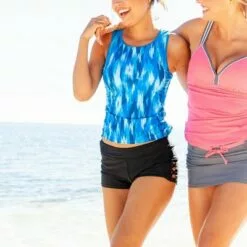 Free Country Women's Side Strap Boy Short -Swimsuits Popular Store unnamed file 9320