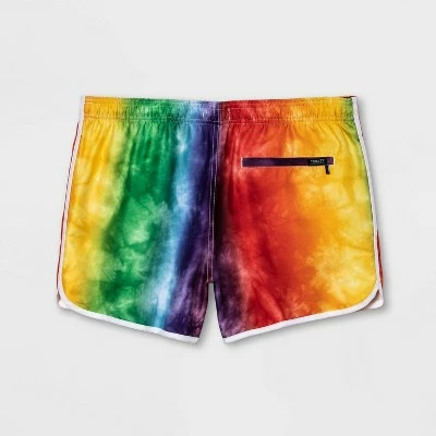 Trinity Collective Pride Gender Inclusive Adult Tie-Dye Rainbow Swim Trunks 3 Trinity Collective Pride Gender Inclusive Adult Tie-Dye Rainbow Swim Trunks