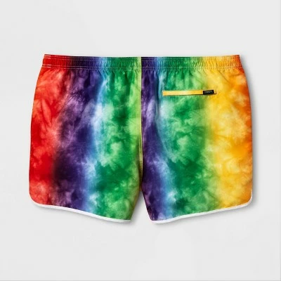 Trinity Collective Pride Gender Inclusive Adult Tie-Dye Rainbow Swim Trunks 5 Trinity Collective Pride Gender Inclusive Adult Tie-Dye Rainbow Swim Trunks - Image 3