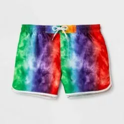 Trinity Collective Pride Gender Inclusive Adult Tie-Dye Rainbow Swim Trunks 15 Trinity Collective Pride Gender Inclusive Adult Tie-Dye Rainbow Swim Trunks -Swimsuits Popular Store unnamed file 9330