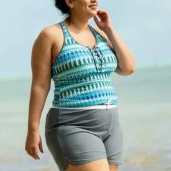 Free Country Women's Plus Size Drawstring Swim Short -Swimsuits Popular Store unnamed file 9348