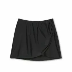 Women's Wrap Swim Skirt - Kona Sol™ Black -Swimsuits Popular Store unnamed file 9361