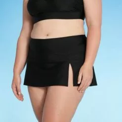 Women's Plus Size Swim Skirtini - Kona Sol™ Black 14 Women's Plus Size Swim Skirtini - Kona Sol™ Black -Swimsuits Popular Store unnamed file 9391