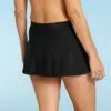 Women's Split Swim Skirt - Aqua Green® Black -Swimsuits Popular Store unnamed file 9406