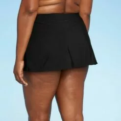 Women's Split Swim Skirt - Aqua Green® Black -Swimsuits Popular Store unnamed file 9409