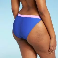 Juniors' Stitched Trim Cheeky Bikini Bottom - Xhilaration™ Cobalt -Swimsuits Popular Store unnamed file 942