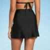 Women's Ultra High Waist Swim Skirt with Tummy Control - Kona Sol™ Black -Swimsuits Popular Store unnamed file 9421