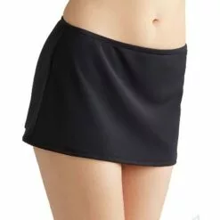 Sunsets Women's Black Kokomo Skirted Bikini Bottom - 36B-BLCK
