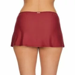 Sunsets Women's Tuscan Red Kokomo Skirted Bikini Bottom - 36B-TUSRE