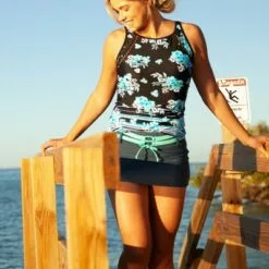 Free Country Women's Drawstring Swim Skirt -Swimsuits Popular Store unnamed file 9463