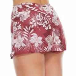 Sunsets Women's Hawaiian Hideaway Sporty Skirted Bikini Bottom - 40B-HAWHI