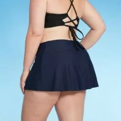 Women's Plus Size Swim Skirtini - Kona Sol™ Navy