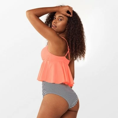 Women's High Waisted Tankini Swimsuit Ruffled Twist Bathing Suit-Cupshe 3 Women's High Waisted Tankini Swimsuit Ruffled Twist Bathing Suit-Cupshe