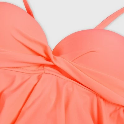 Women's High Waisted Tankini Swimsuit Ruffled Twist Bathing Suit-Cupshe 4 Women's High Waisted Tankini Swimsuit Ruffled Twist Bathing Suit-Cupshe - Image 2