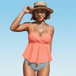 Women's High Waisted Tankini Swimsuit Ruffled Twist Bathing Suit-Cupshe 12 Women's High Waisted Tankini Swimsuit Ruffled Twist Bathing Suit-Cupshe -Swimsuits Popular Store unnamed file 9571