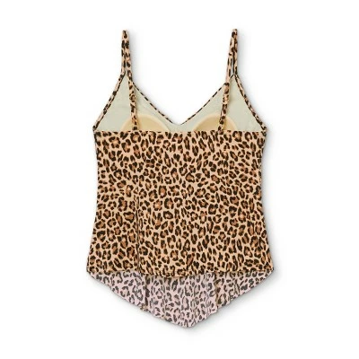 Women's Tiered Tankini Top - Aqua Green® Pink 7 Women's Tiered Tankini Top - Aqua Green® Pink - Image 5