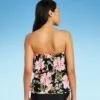 Women's Tiered Bandeau Tankini Top - Kona Sol™ Black -Swimsuits Popular Store unnamed file 9596