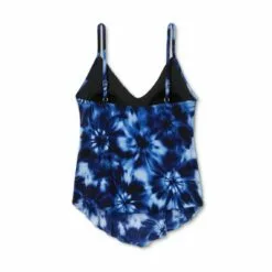 Women's Printed Tiered Tankini Top - Aqua Green® Animal Print -Swimsuits Popular Store unnamed file 9605