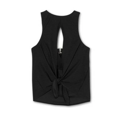 Women's Tie Back Tankini Top - Kona Sol™ Black 8 Women's Tie Back Tankini Top - Kona Sol™ Black - Image 6