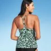 Women's T-Back Tankini Top - Kona Sol™ Moss Green -Swimsuits Popular Store unnamed file 9637