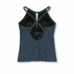 Women's Keyhole High Neck Tankini Top - Kona Sol™ Black -Swimsuits Popular Store unnamed file 9658