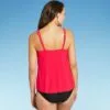 Women's High Neck Keyhole Tankini Top - Aqua Green® Flamingo -Swimsuits Popular Store unnamed file 9664
