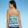 Women's Square Neck Tankini Top - Kona Sol™ Oxford Blue -Swimsuits Popular Store unnamed file 9693