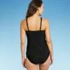 Women's High Neck Mesh Tankini Top - Aqua Green® Black -Swimsuits Popular Store unnamed file 9718