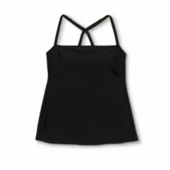 Women's Double X-Back Tankini Top - Kona Sol™ Dark Green -Swimsuits Popular Store unnamed file 9743