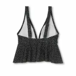Women's Peplum V-Neck Crop Tankini Top - Kona Sol™ Black 16 Women's Peplum V-Neck Crop Tankini Top - Kona Sol™ Black -Swimsuits Popular Store unnamed file 9749
