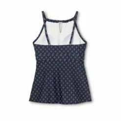 Women's Keyhole High Neck Tankini Top - Kona Sol™ Oxford Blue 11 Women's Keyhole High Neck Tankini Top - Kona Sol™ Oxford Blue -Swimsuits Popular Store unnamed file 9785