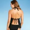 Women's Halter Loop Back Tankini Top - Kona Sol™ Black -Swimsuits Popular Store unnamed file 9795