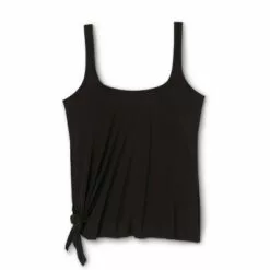 Women's Side-Tie Tankini Top - Aqua Green® Black 15 Women's Side-Tie Tankini Top - Aqua Green® Black -Swimsuits Popular Store unnamed file 9872