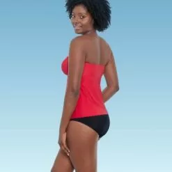 Women's Slimming Control Draped Bandeau Tankini Top - Dreamsuit by Miracle Brands Red 22 Women's Slimming Control Draped Bandeau Tankini Top - Dreamsuit by Miracle Brands Red -Swimsuits Popular Store unnamed file 9886