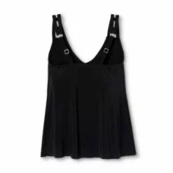 Women's Cut Out Strap Tankini Top - Aqua Green® Black -Swimsuits Popular Store unnamed file 9939