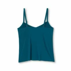 Women's V-Neck Angled Tiered Tankini Top - Aqua Green® Blue -Swimsuits Popular Store unnamed file 9952