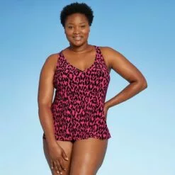 Women's Racerback Tankini Top - Aqua Green® Pink -Swimsuits Popular Store unnamed file 9980