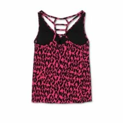 Women's Racerback Tankini Top - Aqua Green® Pink -Swimsuits Popular Store unnamed file 9983